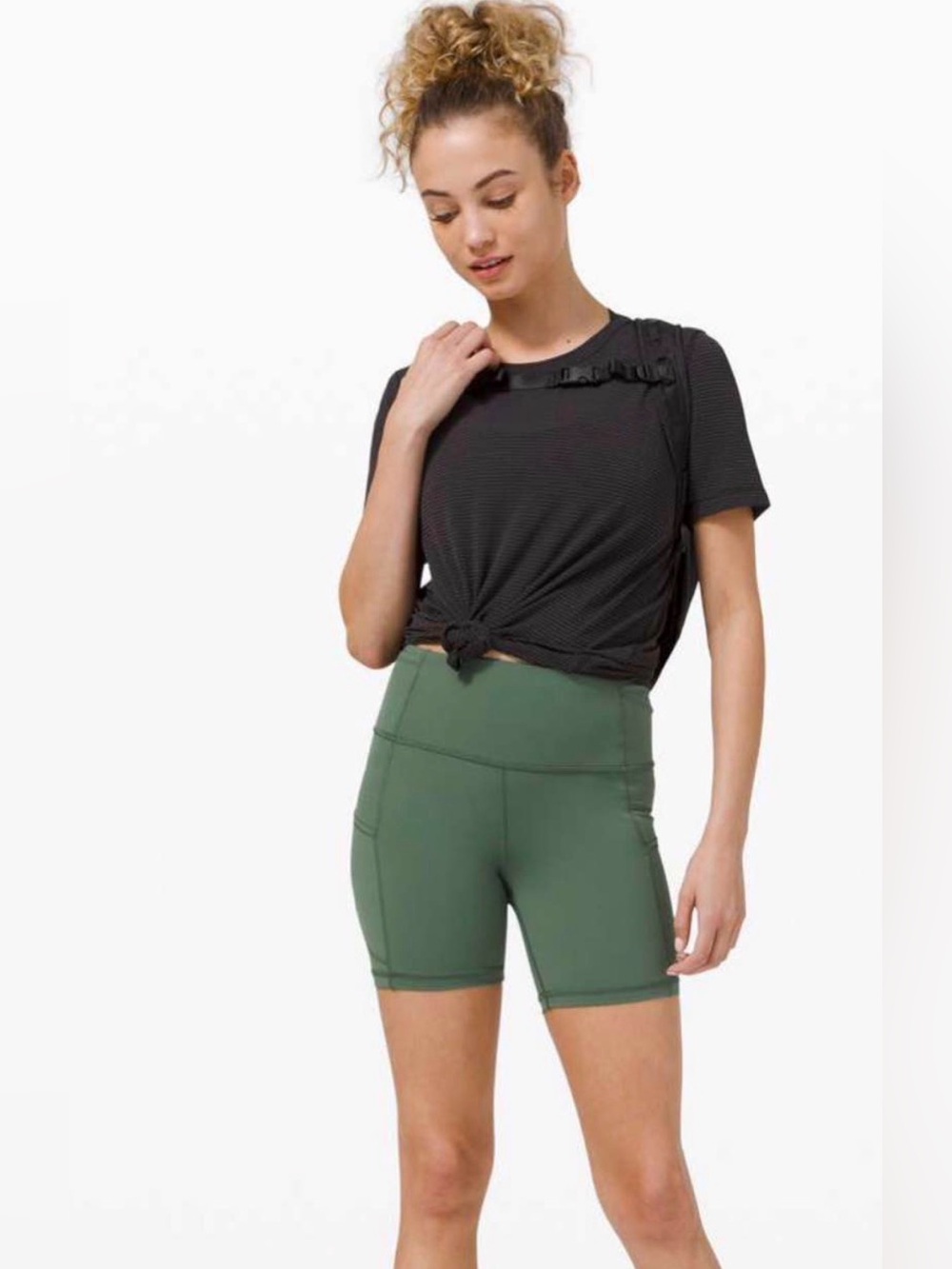 Lululemon Fast and Free Biker Short 
6" inseam size 4